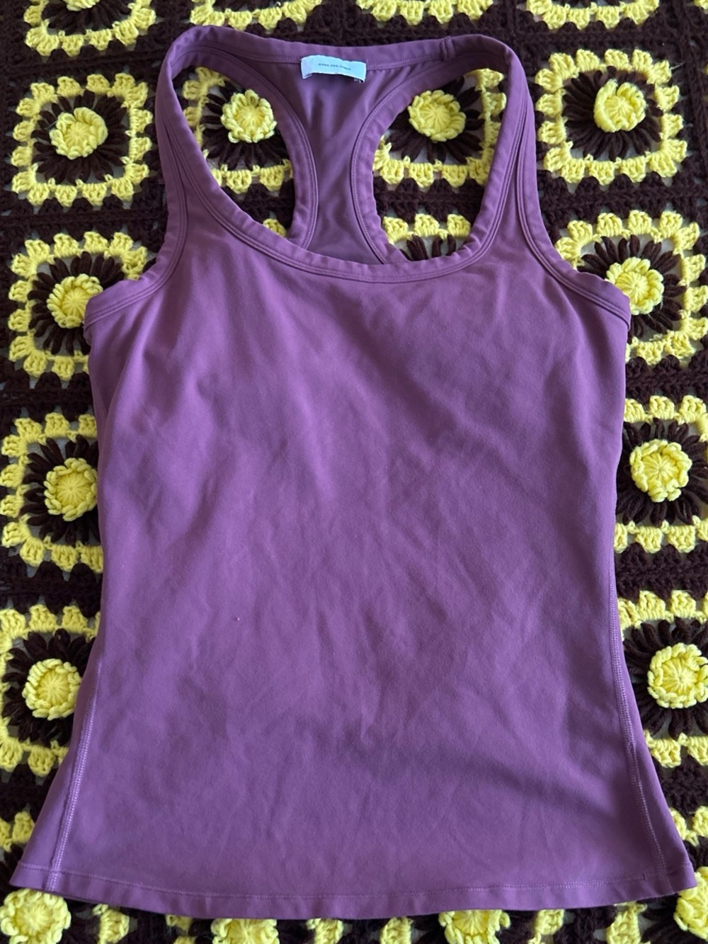 Italic Made For Italic Mauve Tank Top Build In Bra